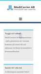 Mobile Screenshot of medicarrier.se